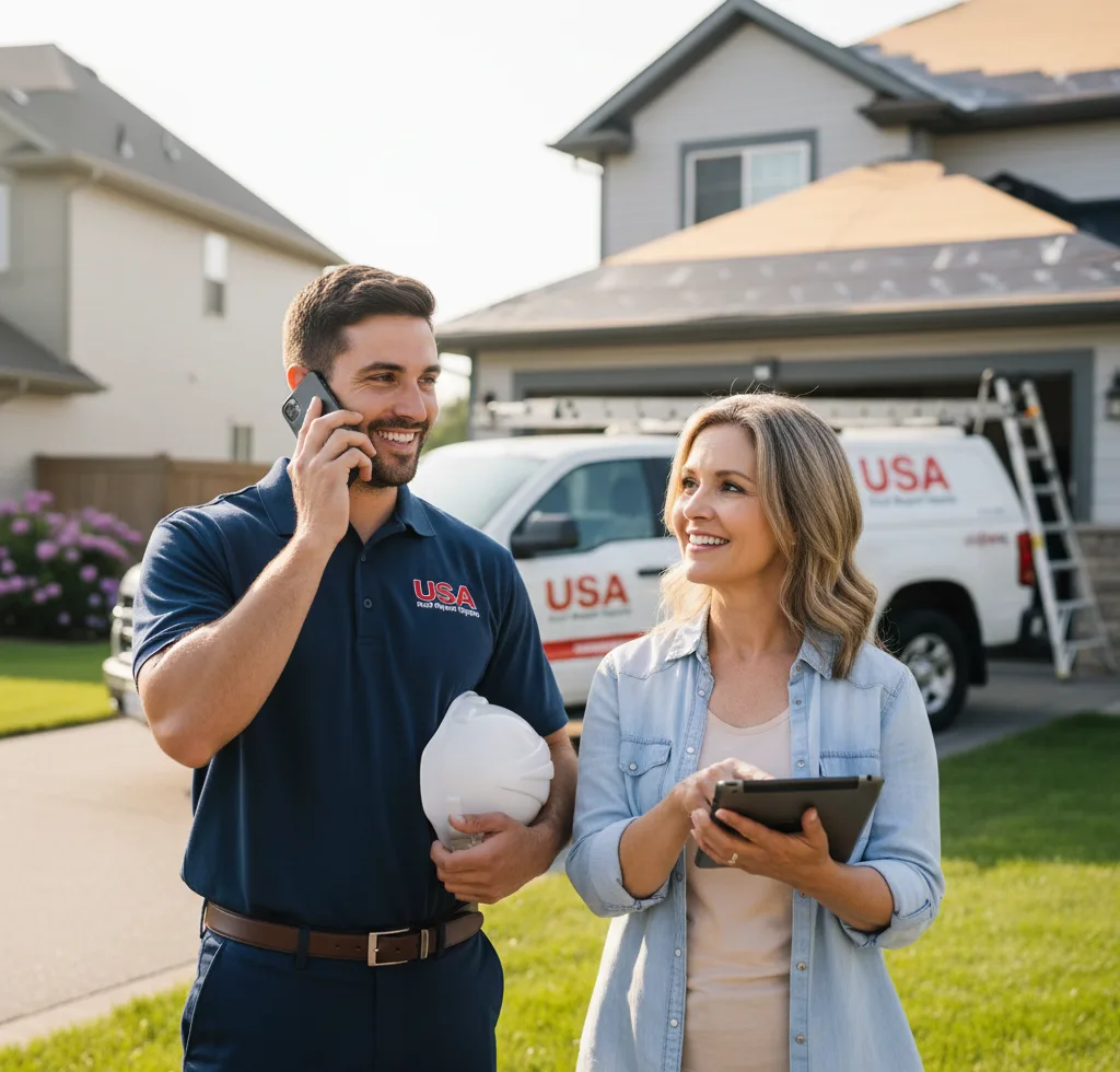 USA Roof Repair Experts customer support in Friendship